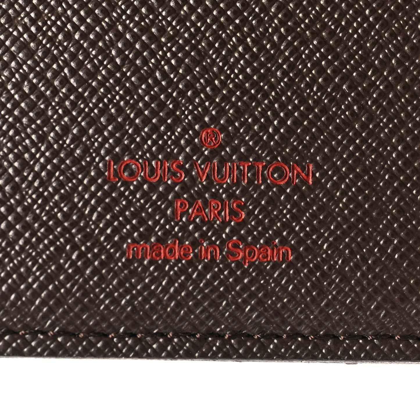 Damier Ebene Small Ring Agenda Cover
