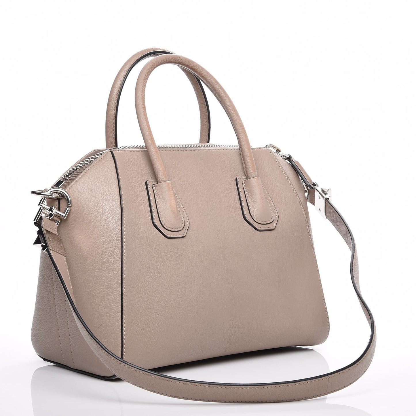 Sugar Goatskin Small Antigona Mastic