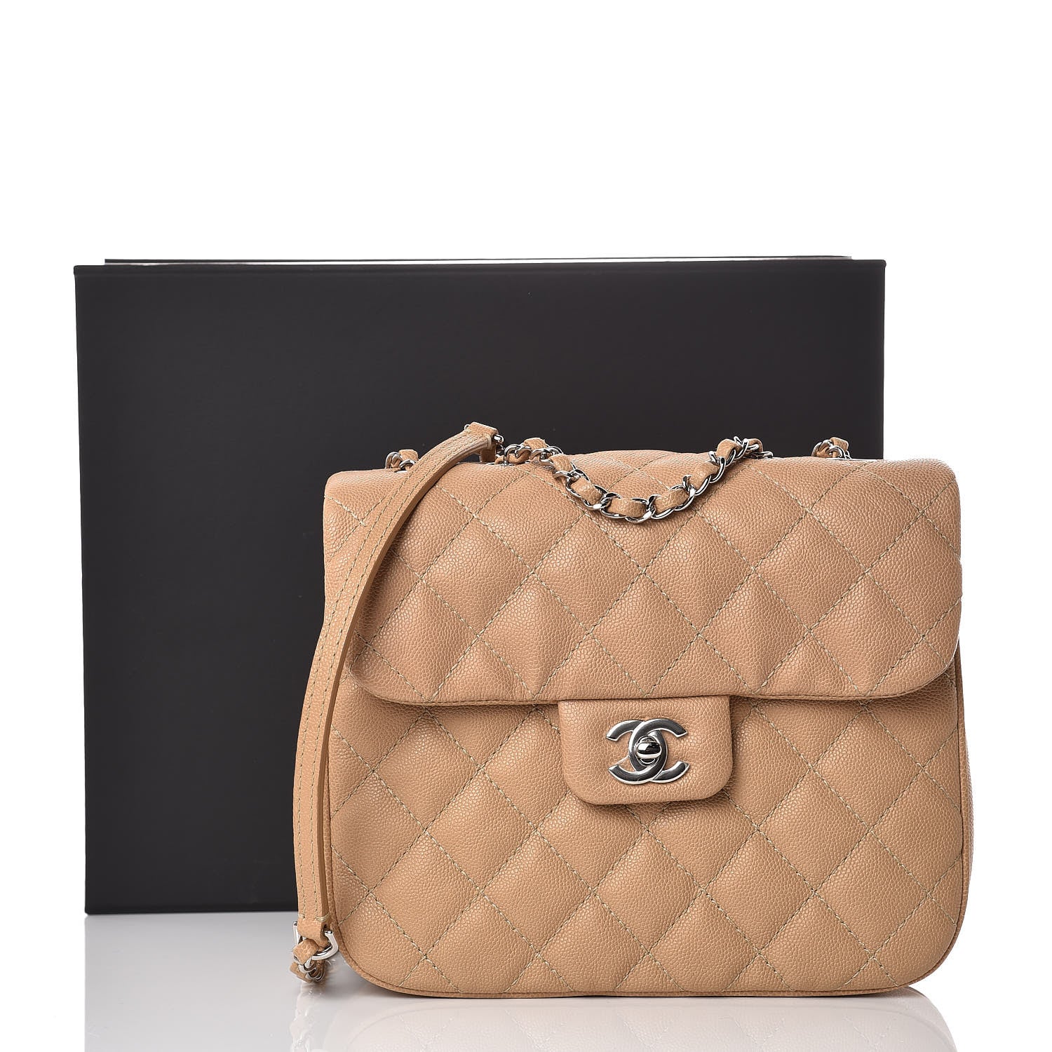 Chanel Caviar Quilted Medium Urban Companion Flap Beige 10 of 10