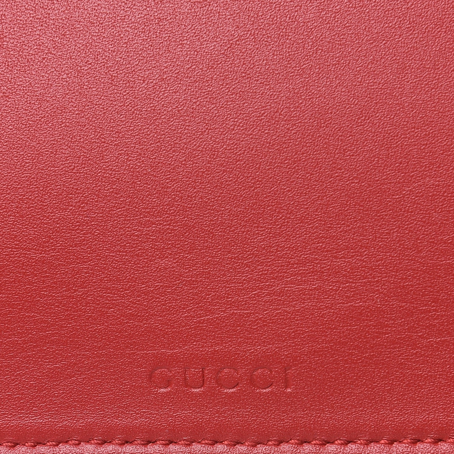 Gucci GG Supreme Monogram Mystic Cat Large Zip Pouch Red 9 of 10