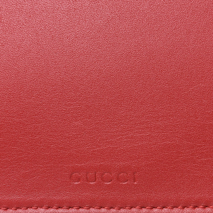Gucci GG Supreme Monogram Mystic Cat Large Zip Pouch Red 9 of 10