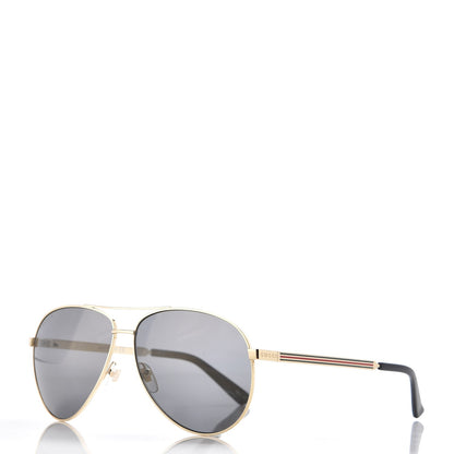 Gucci Aviator Sunglasses GG0237S Gold 1 of 10