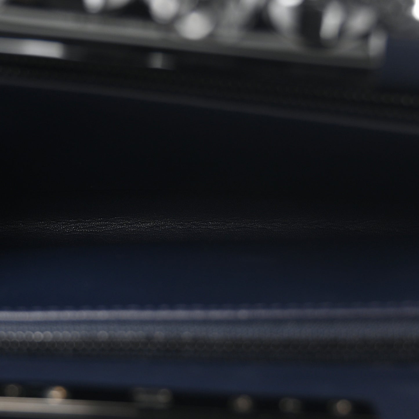Crystal Jeweled Knuckle Flat Clutch Black
