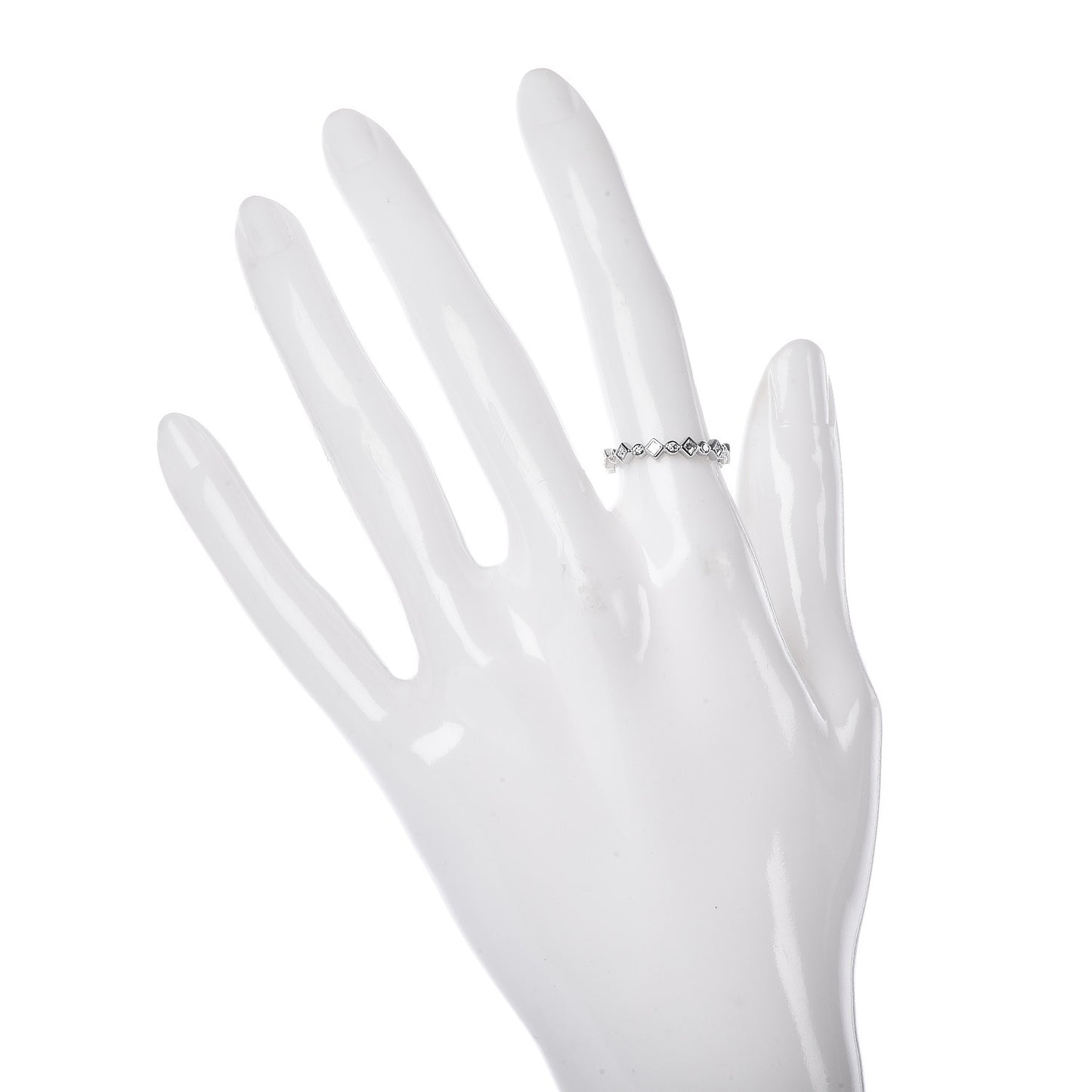 Platinum Diamond Jazz Band Ring 50 5.25