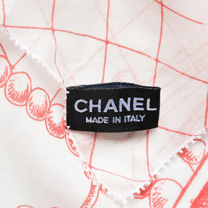 Chanel Cotton CC Habana Cuba Square Scarf 5 of 6