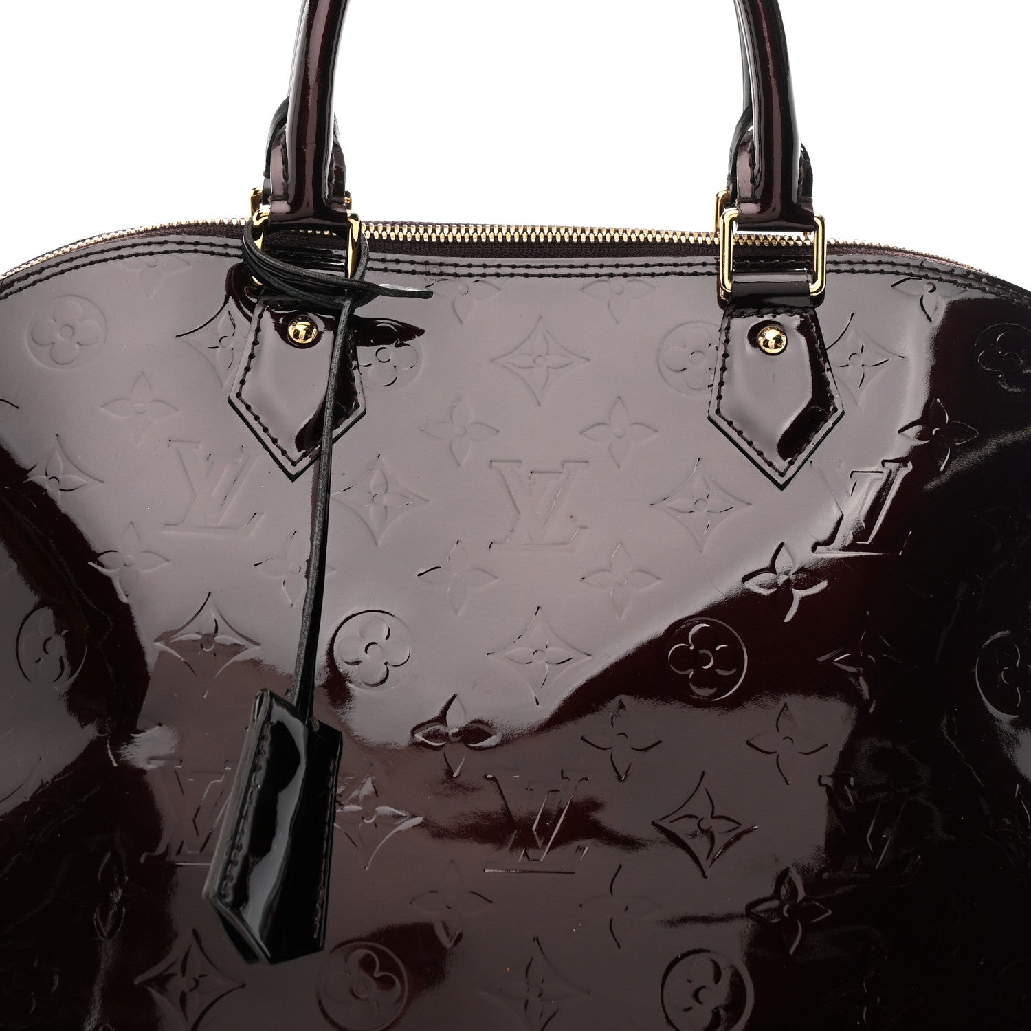 Louis Vuitton Vernis Alma GM Amarante 6 of 9