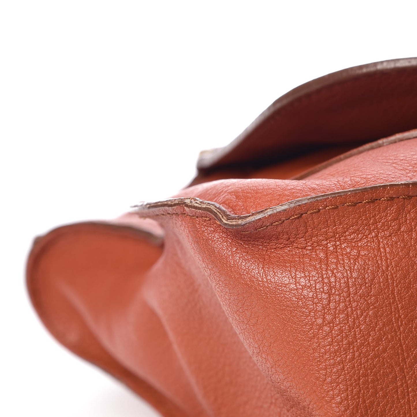Calfskin Medium Marcie Satchel Red Bush