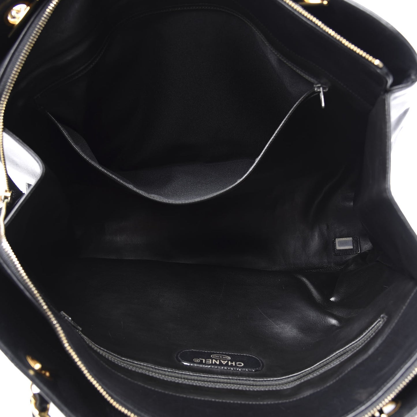 Calfskin Stitched XL Weekender Black