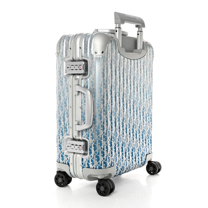 Christian Dior X RIMOWA Aluminum Gradient Cabin Luggage Blue Multi 2 of 10
