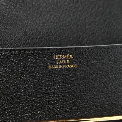 Hermes Chevre Mysore Roulis Slim Wallet Black 6 of 7