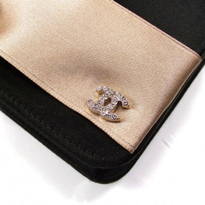 Chanel Satin Bow Clutch Black 9 of 9