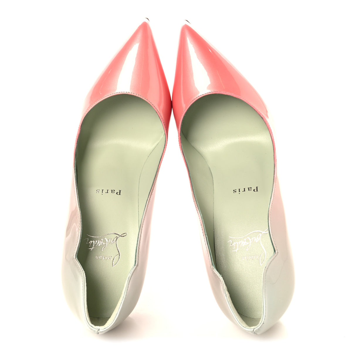 Metallic Patent Psychic Hot Chick 100 Pumps 38 Palio Haiiro