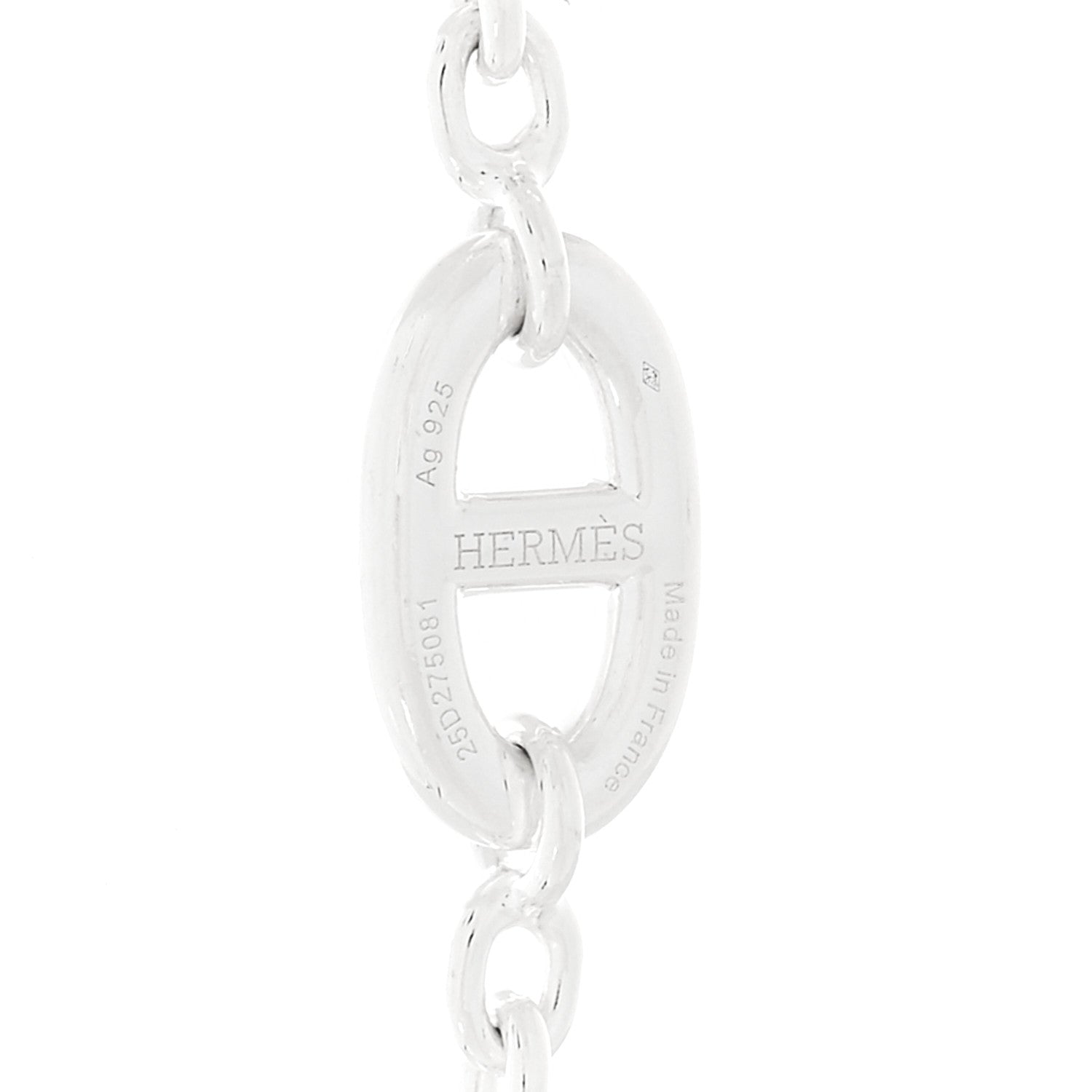 Hermes Sterling Silver Farandole Necklace 120 5 of 6