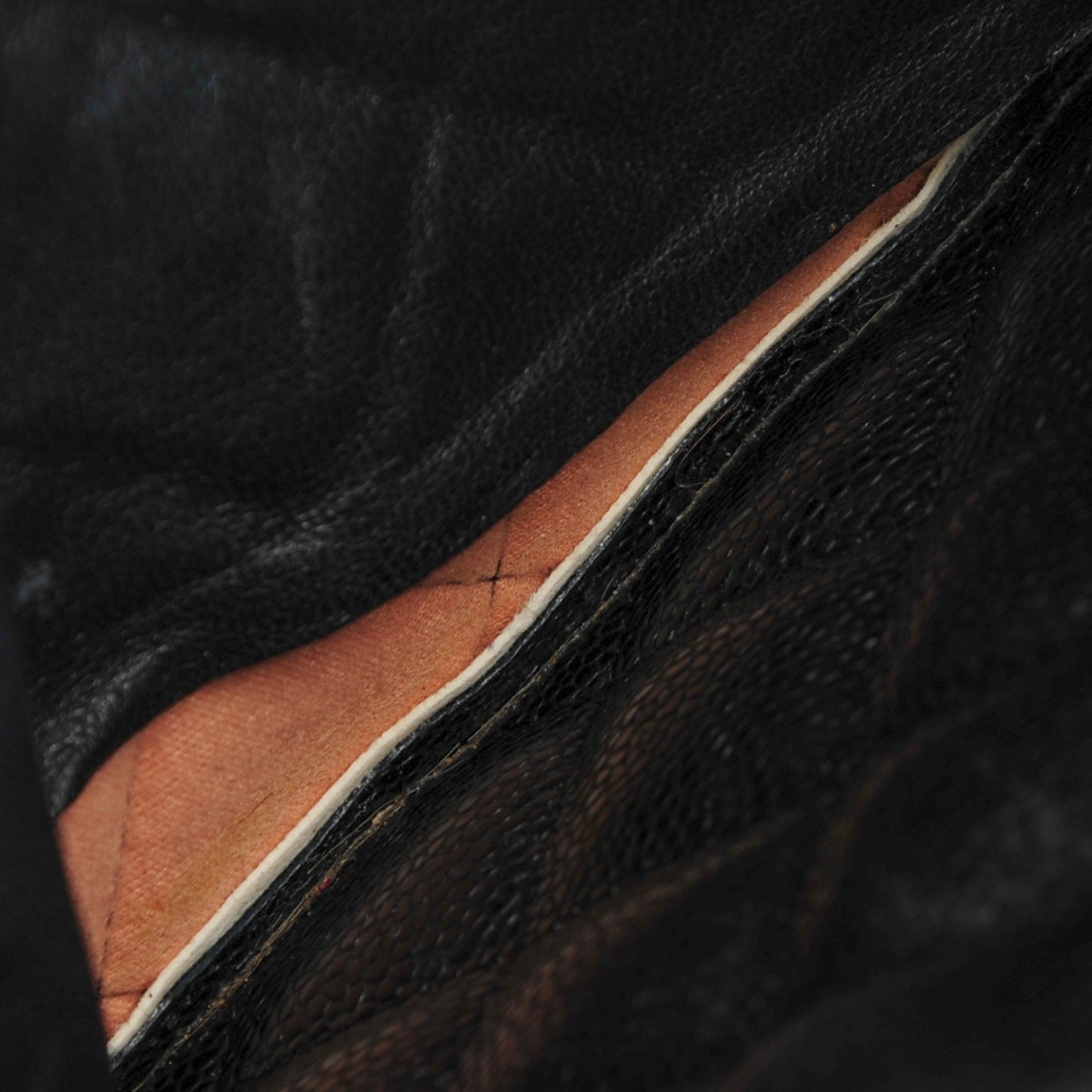 Caviar Quilted Jumbo Single Flap Black