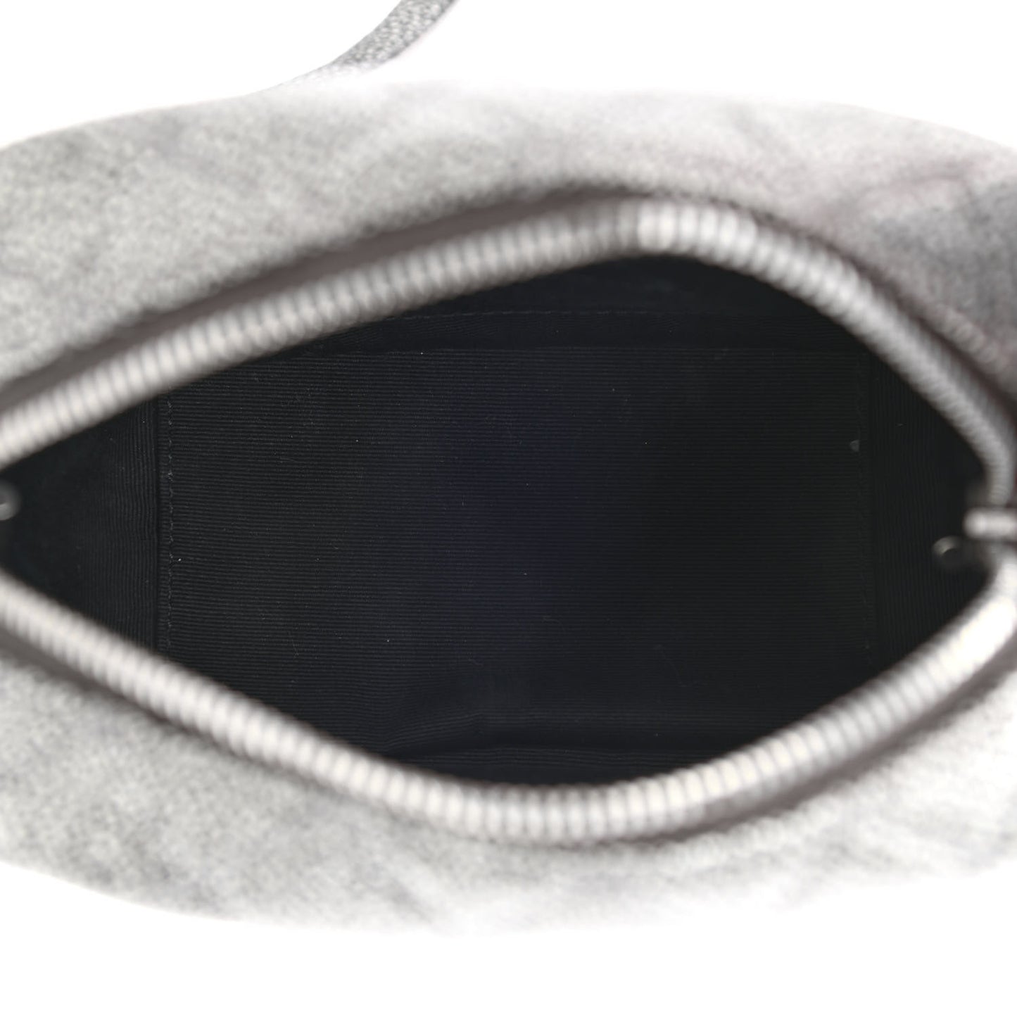 Metallic Grain De Poudre Y Quilted Monogram Mini Loulou Camera Bag Gun Metal
