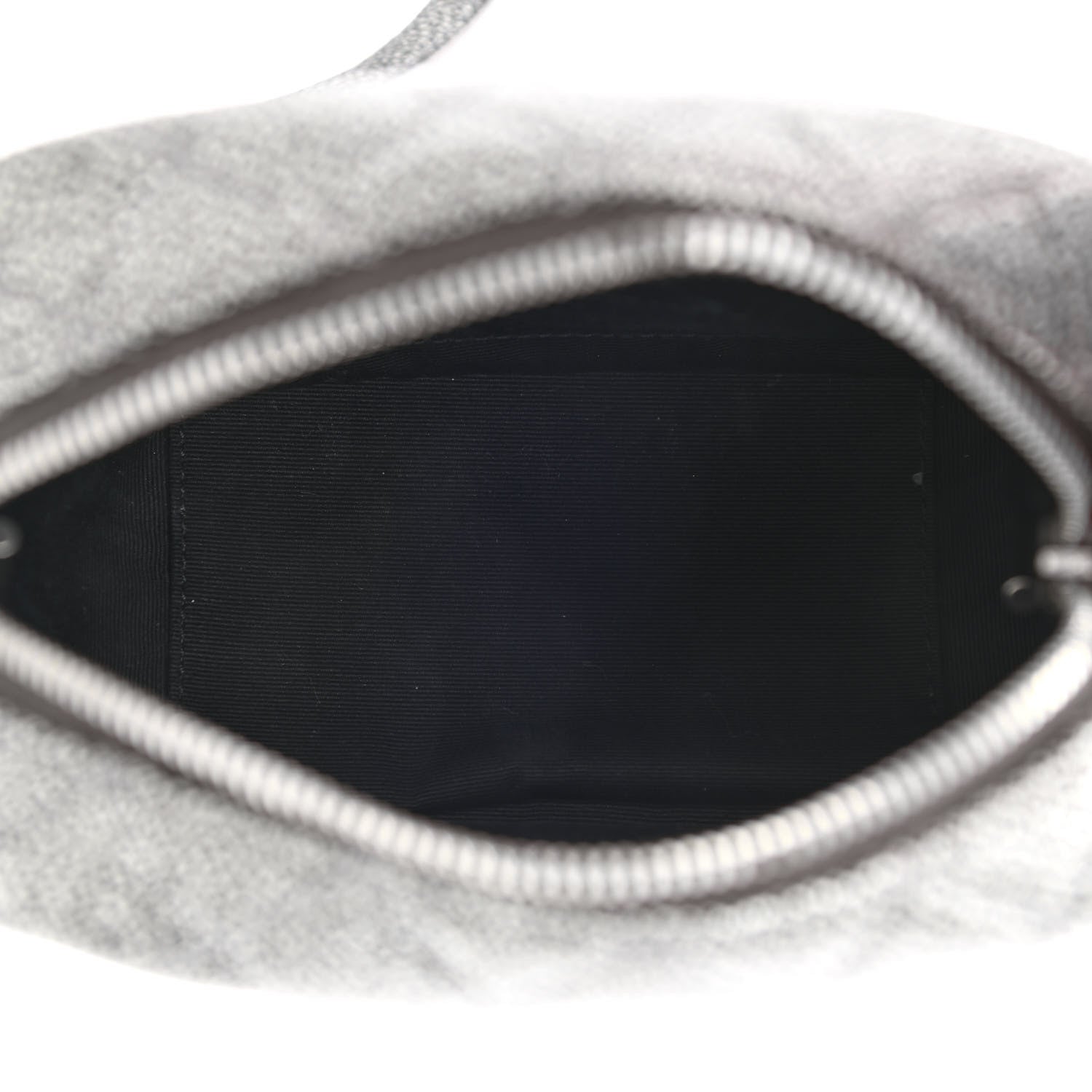 Saint Laurent Metallic Grain De Poudre Y Quilted Monogram Mini Loulou Camera Bag Gun Metal 4 of 9