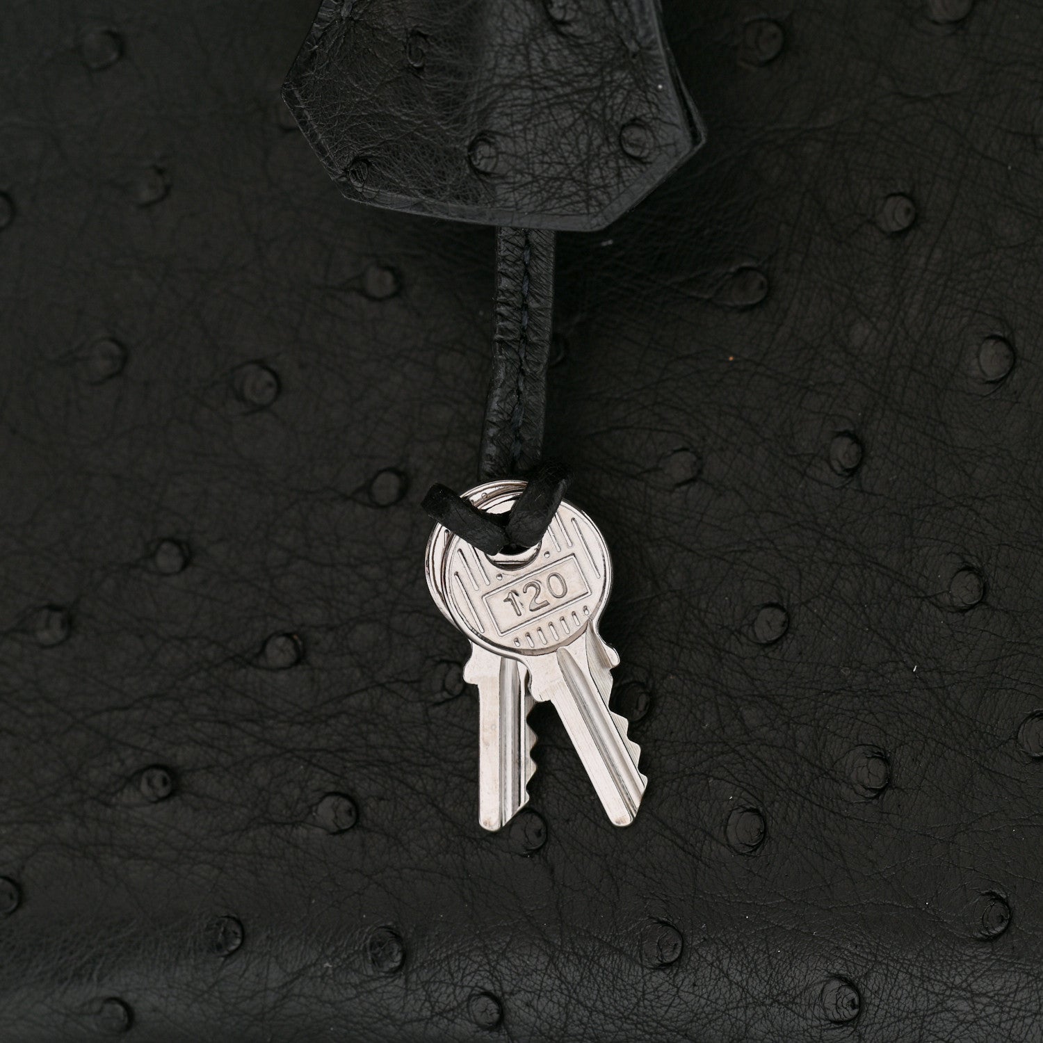 Hermes Ostrich Birkin 30 Black 30 of 41