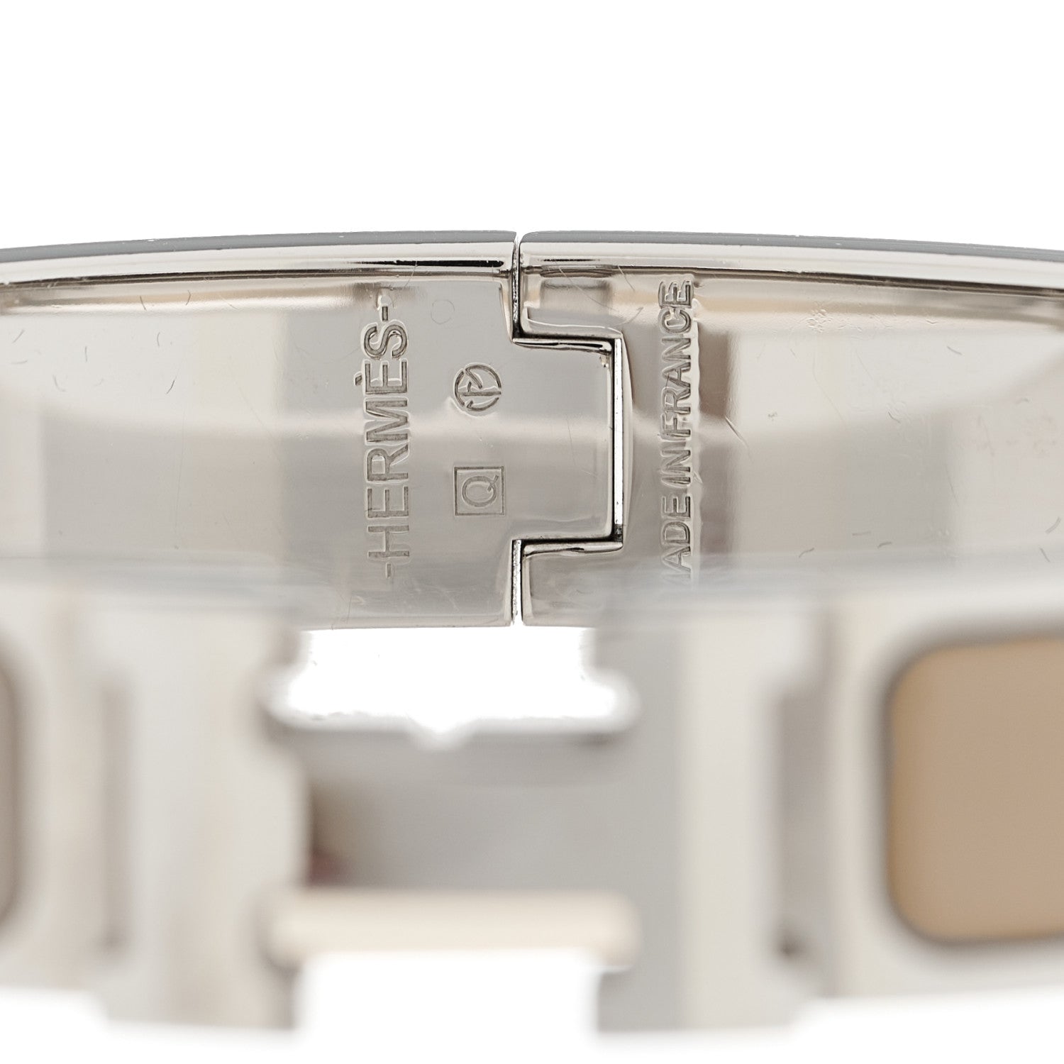 Hermes Enamel Narrow Clic Clac H Bracelet GM Chestnut 3 of 3
