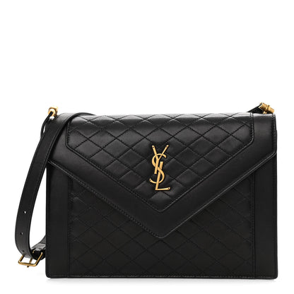 Saint Laurent Lambskin Quilted Mini Gaby Satchel Black 1 of 13