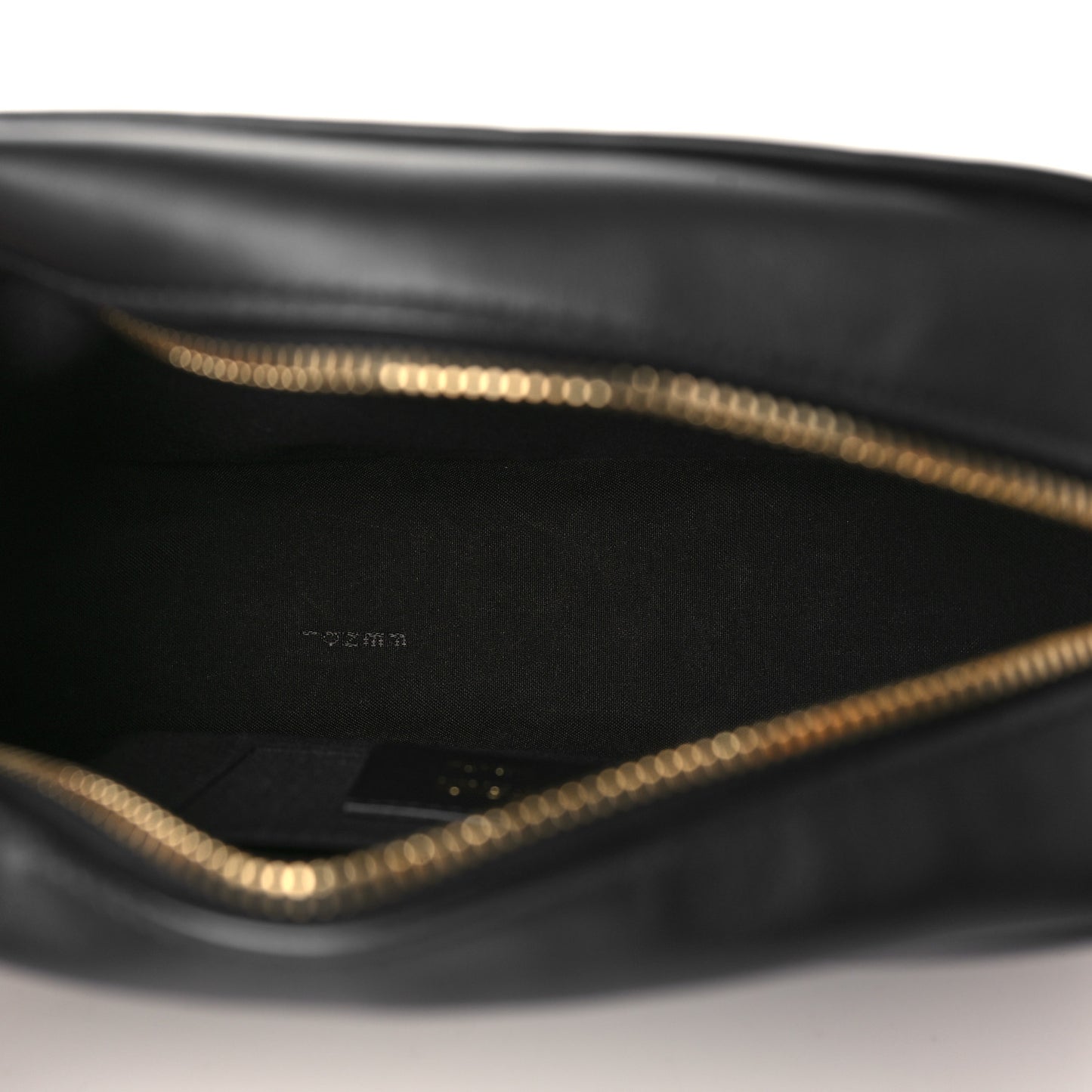 Vitello Century F is Fendi Bi-Color FF 1974 Embossed Camera Case Maya Black