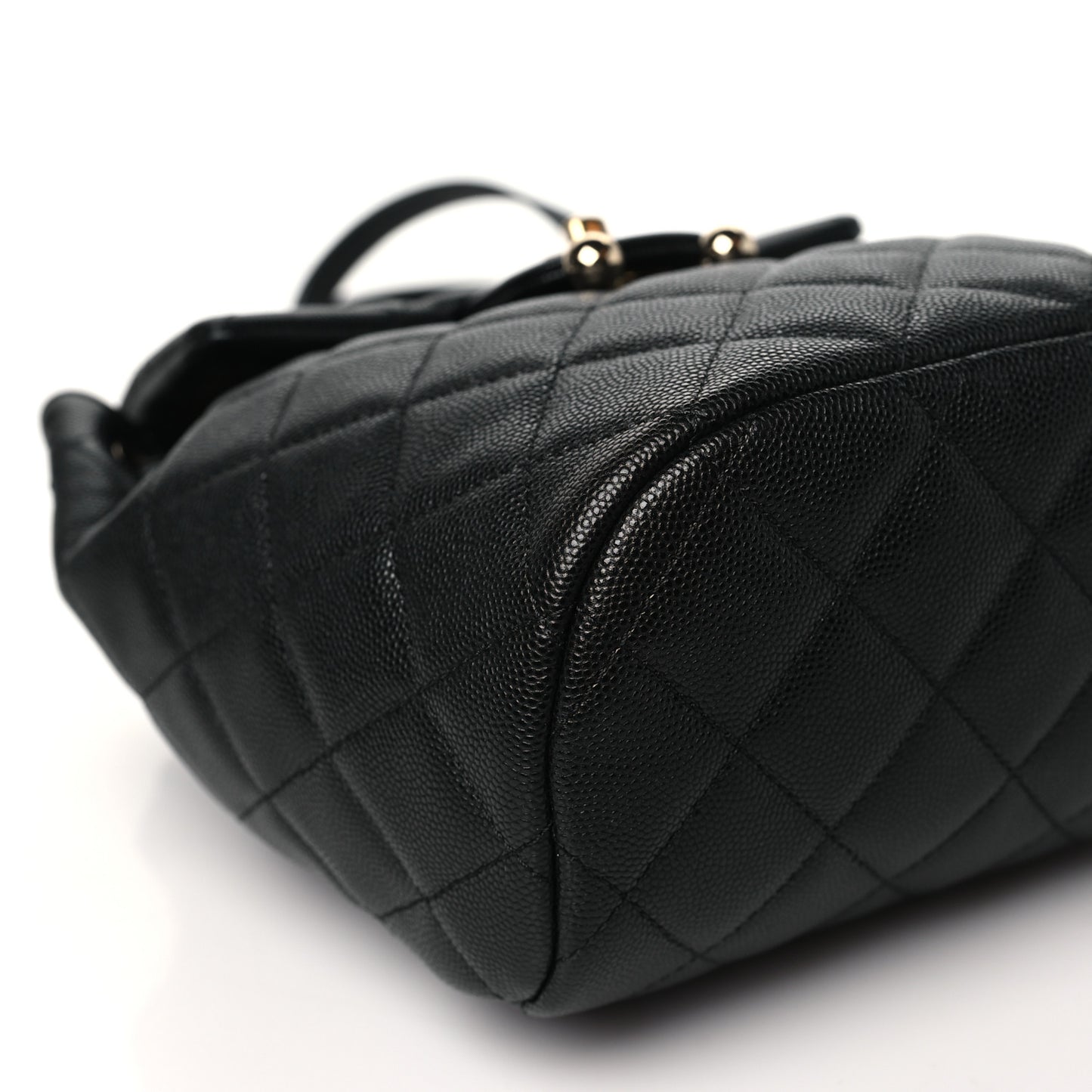 Caviar Quilted Mini Urban Spirit Backpack Black