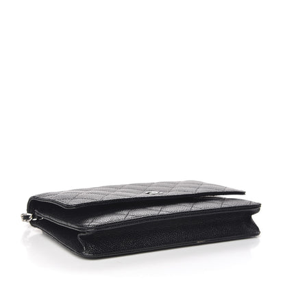 Chanel Caviar Quilted Wallet On Chain WOC Black 4 of 14