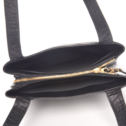 Chanel Caviar Shoulder Bag Black Black 5 of 10