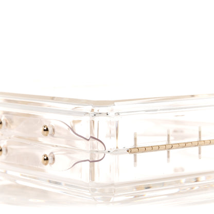 Chanel Transluscent Plexiglass Perfume Bottle Clutch 8 of 10