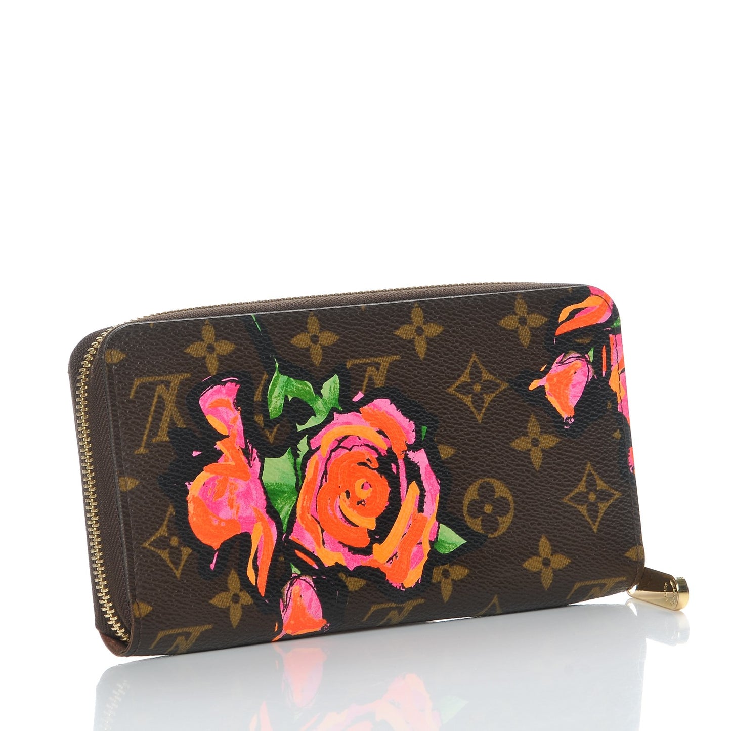 Monogram Roses Zippy Wallet