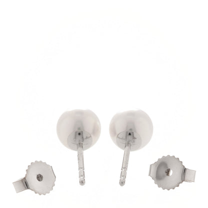 Mikimoto 18K White Gold 6-6.5mm Akoya Pearl Stud Earrings 3 of 5