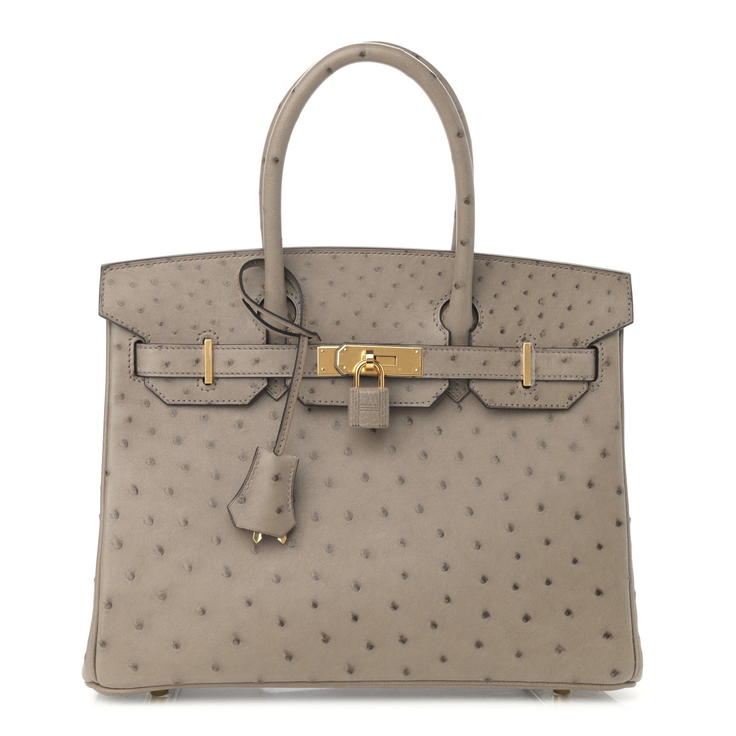Hermes Ostrich Birkin 30 Gris Asphalte 1 of 11