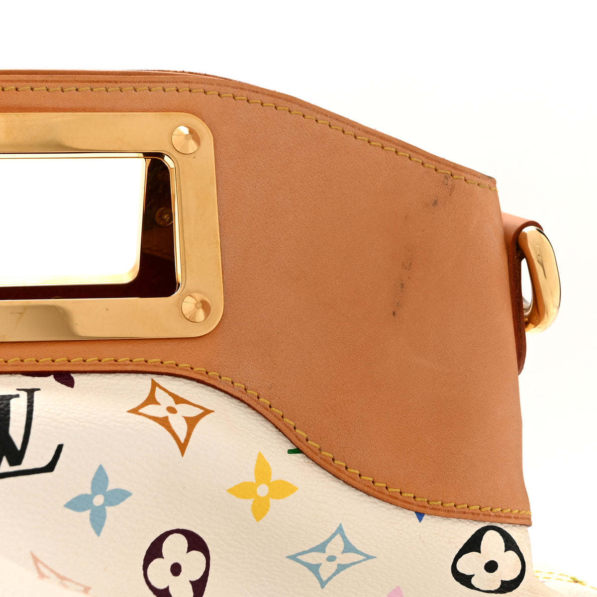 Monogram Multicolor Judy GM White
