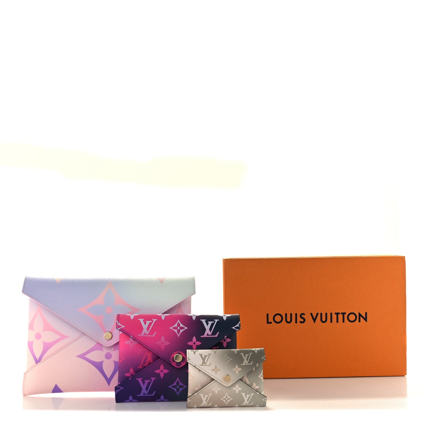 Monogram Giant Spring In The City Kirigami Pochette Set Sunrise Pastel Midnight Fuchsia Sunset Kaki