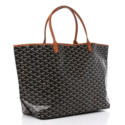 Goyard Goyardine Saint Louis GM Black Gold 4 of 10