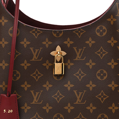 Louis Vuitton Monogram Flower Hobo Bordeaux 9 of 11