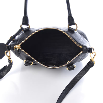 Prada Vitello Phenix Shopping Tote Black 5 of 13