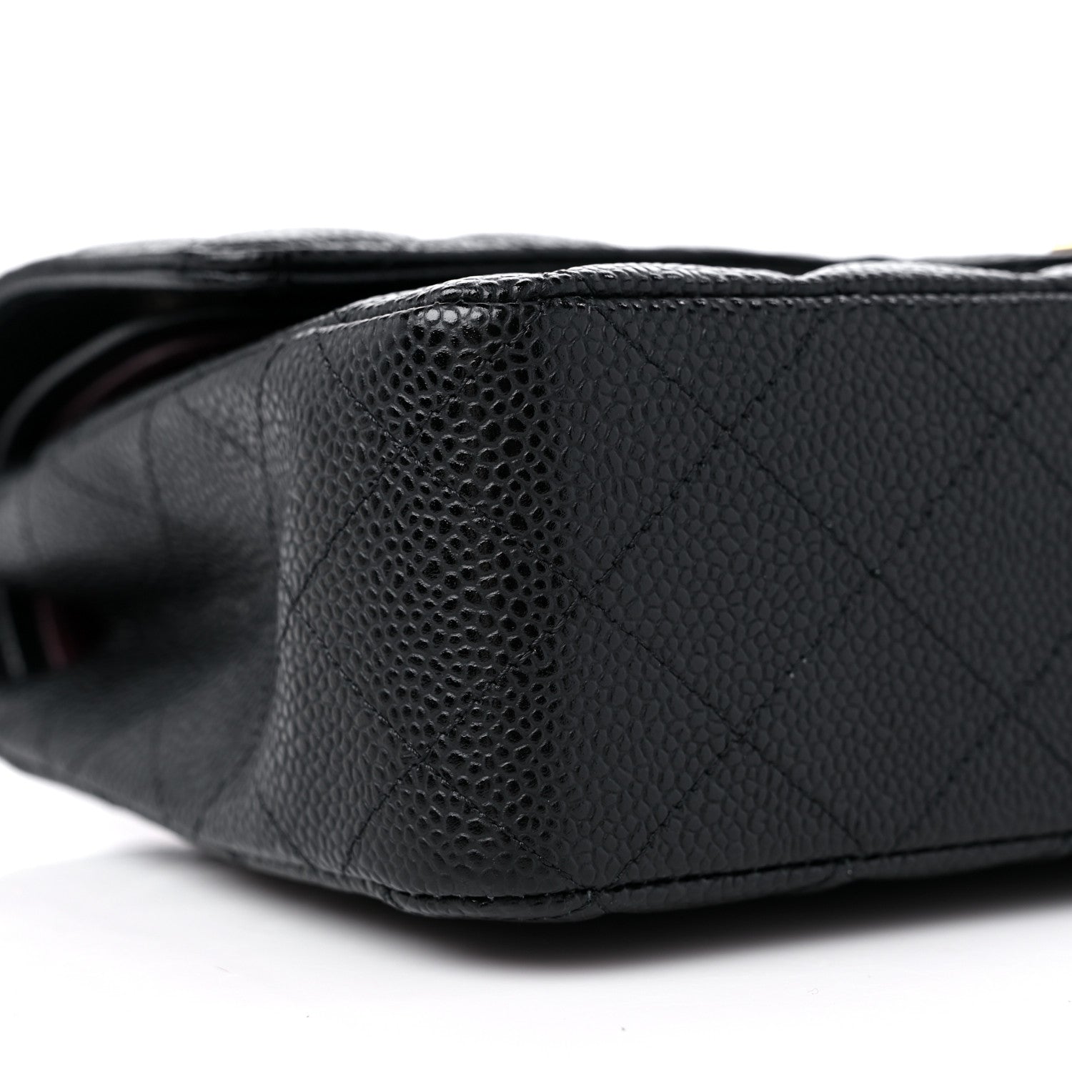 Chanel Caviar Quilted Medium Double Flap Black 7 of 9