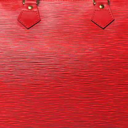 Louis Vuitton Epi Speedy 30 Castillan Red 8 of 11