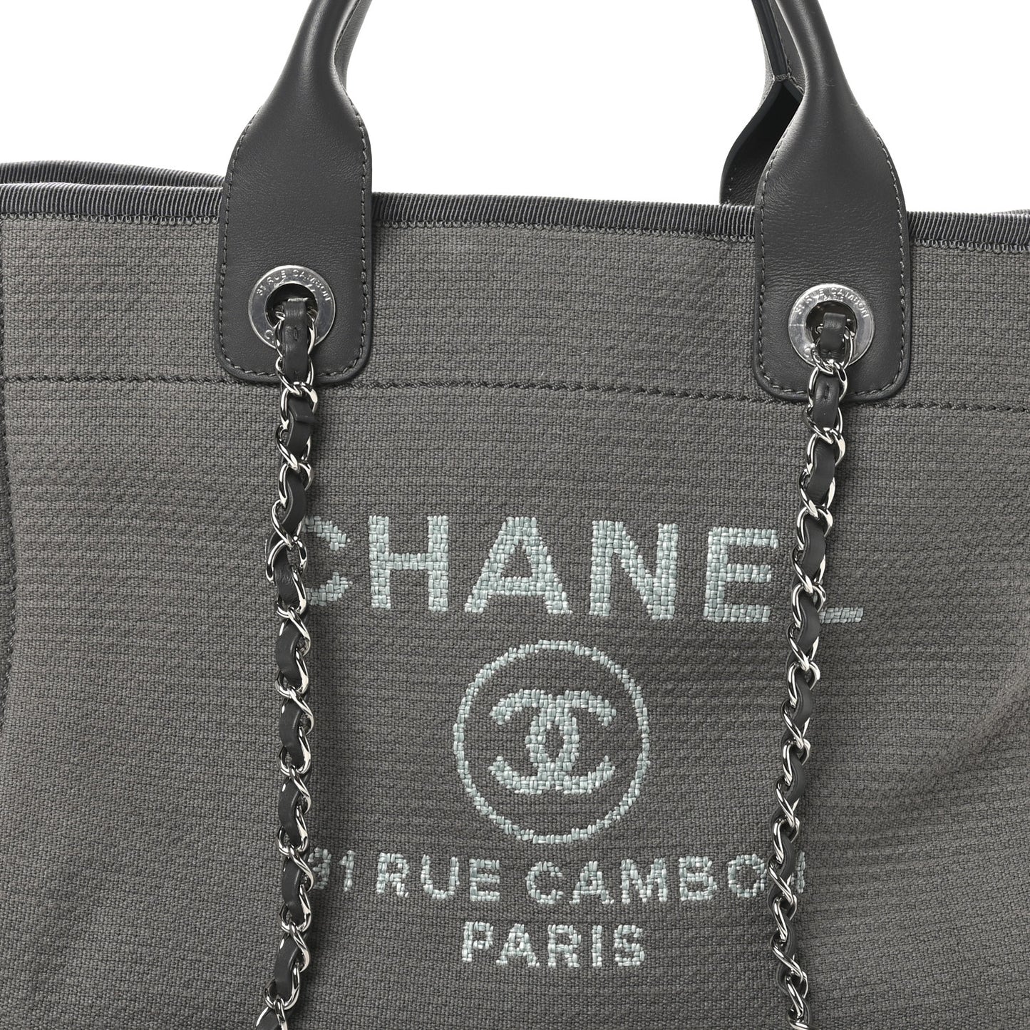 Mixed Fibers Small Deauville Tote Grey