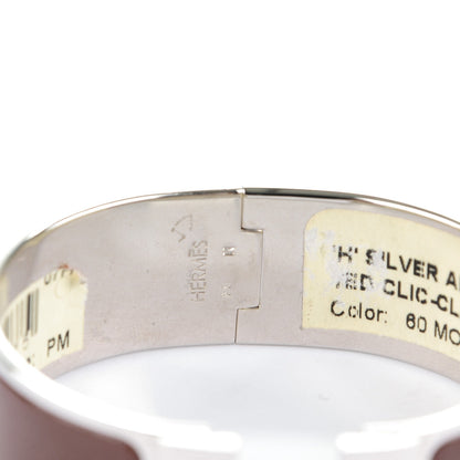 Hermes Clic Clac H Wide Bracelet PM Moka 3 of 4