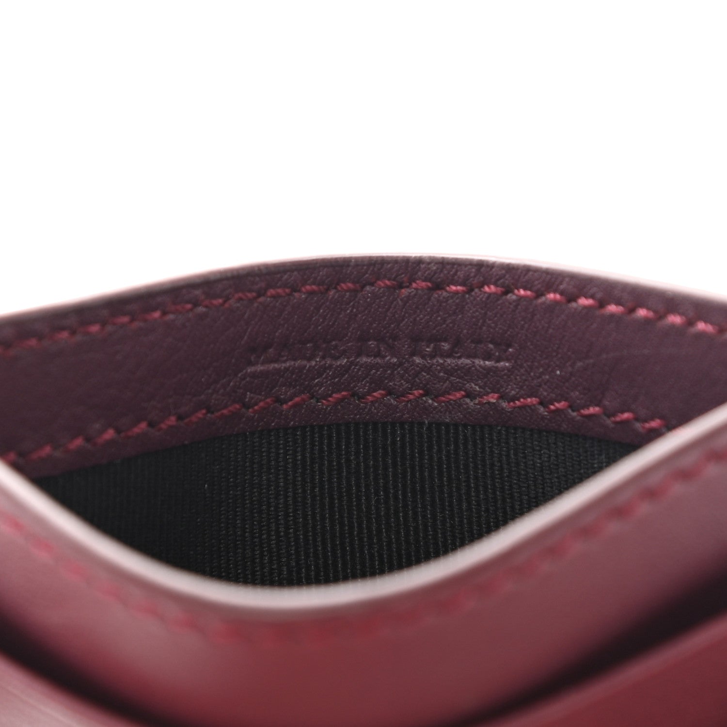 Burberry Smooth Calfskin 1983 Knight Check Card Case Antique Red 6 of 6