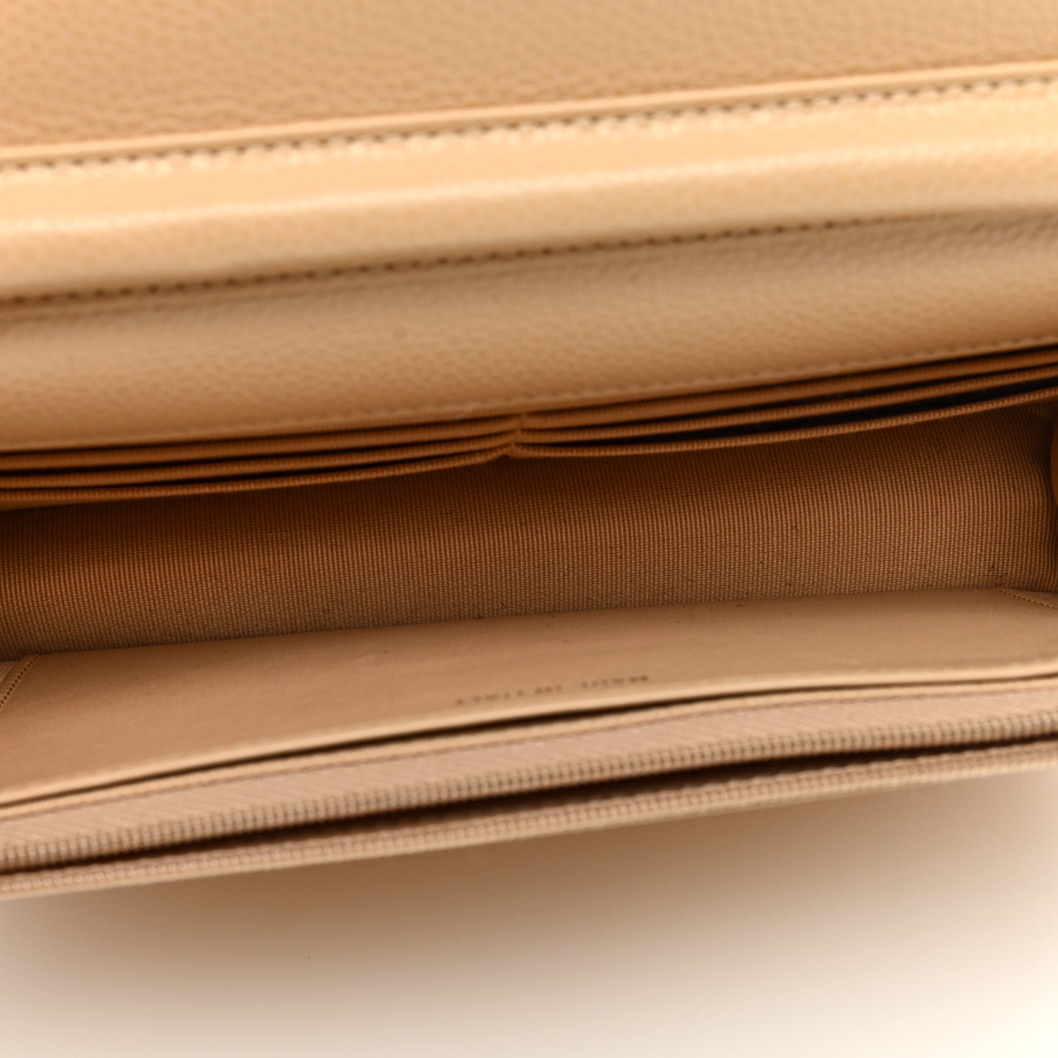 Chanel Caviar Quilted Wallet On Chain WOC Beige 5 of 10