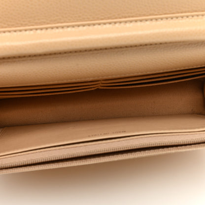 Chanel Caviar Quilted Wallet On Chain WOC Beige 5 of 10