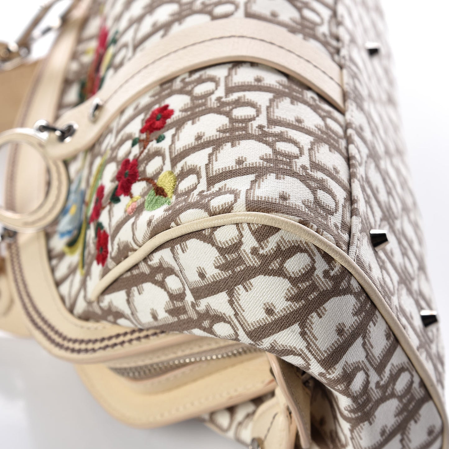 Monogram Vintage Flowers Bowler Beige