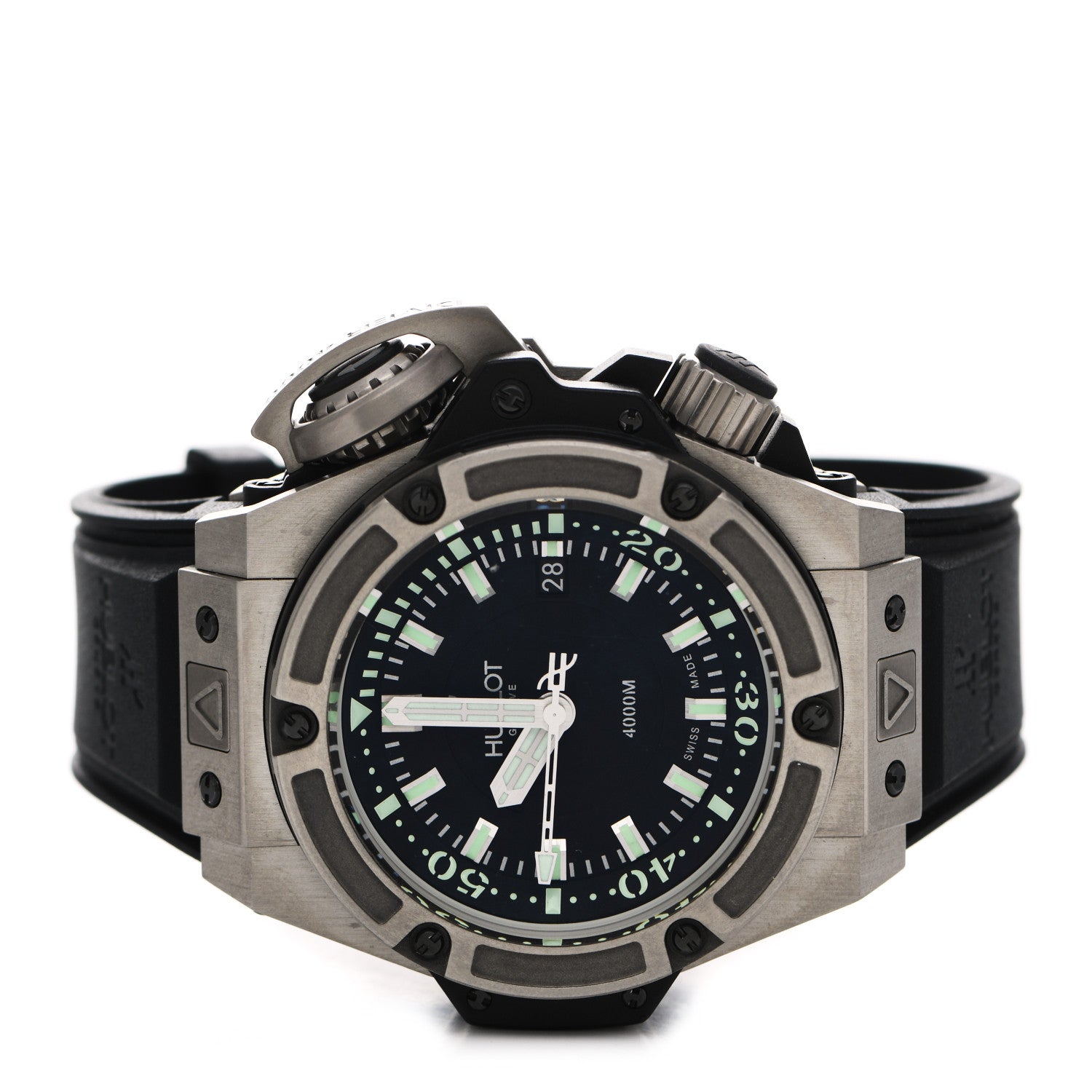 Hublot Titanium Rubber 48mm Big Bang King Power Oceanographic Automatic Watch Black 731.NX.1190.RX 2 of 4