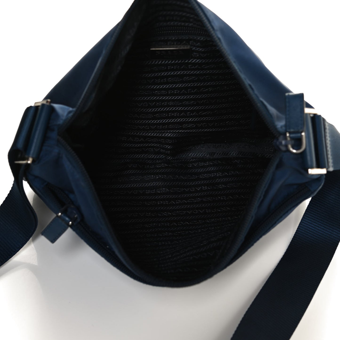 Tessuto Nylon Messenger Bag Royal