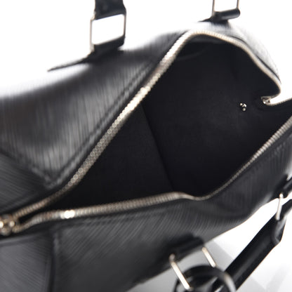 Louis Vuitton Epi Speedy Bandouliere 25 Black 6 of 8