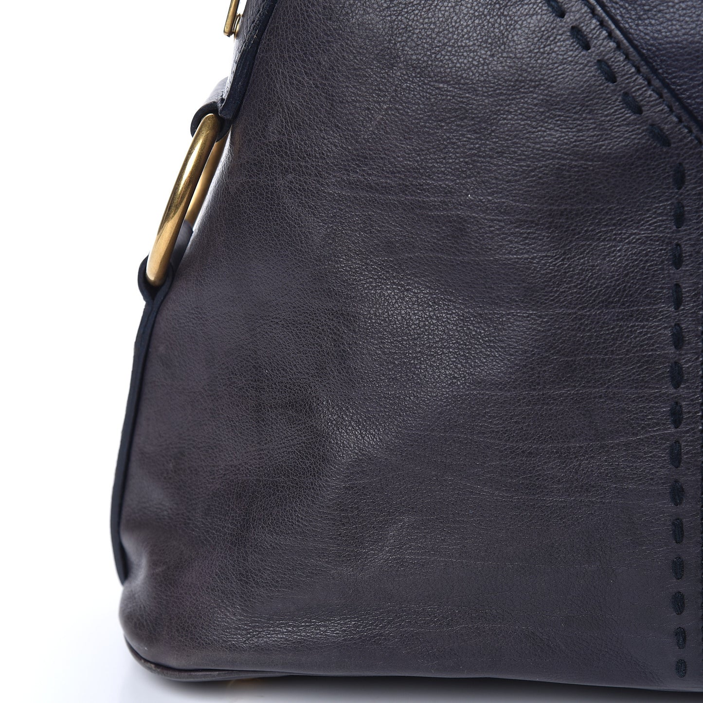Calfskin Large Muse Navy Blue
