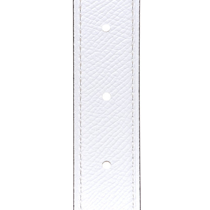 Hermes Swift Epsom Rivage 32mm H Belt 75 Gold White 6 of 8