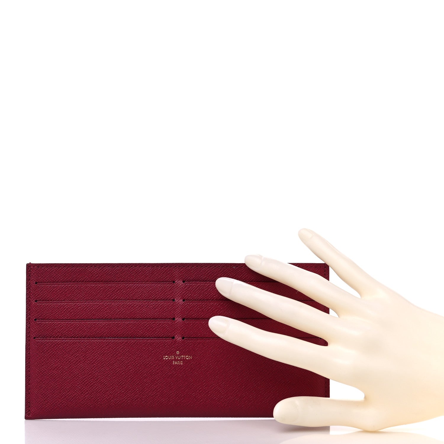 Louis Vuitton Calfskin Felicie Card Holder Insert Fuchsia 2 of 8